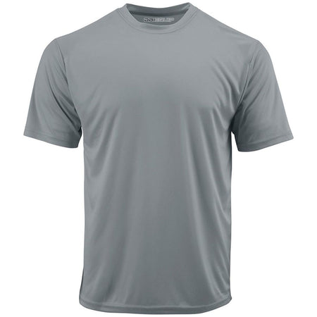 DRIEQUIP Men's Athletic All Sport Training Tee Shirts Activewear DRI-EQUIP Silver