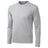 DRIEQUIP Men's Moisture Wicking Long Sleeve Tee Shirts TALL Sizes-Silver Activewear DRI-EQUIP Silver Large Tall