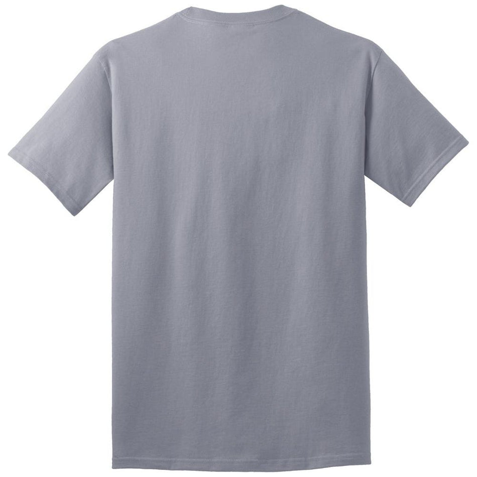 Joe's USA Mens Heavyweight Wholesale 6.1-ounce, 100% Cotton T-Shirt - Silver - JUSAPC61 T-Shirts Joe's USA Silver S