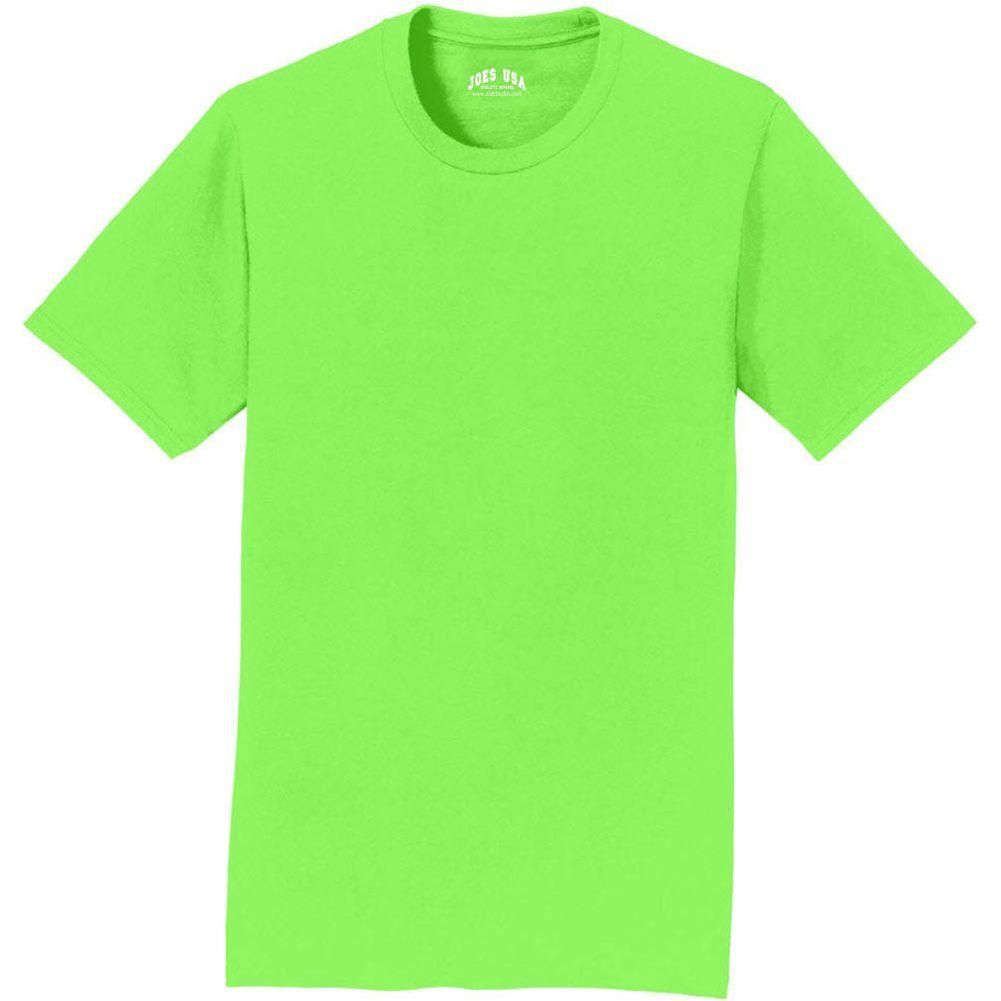 Soft Cotton Lightweight T-Shirt for Men by Joe's USA in Sizes S - 6XL Light Blue S Short Sleeve T-Shirts