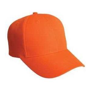 Solid Enhanced Visibility Cap Safety Orange Hats