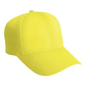 Solid Enhanced Visibility Cap Safety Yellow Hats