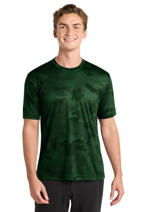 Sport - Tek ® CamoHex Tee. ST370 - Sport - Tek ST370 Forest Green XS Short Sleeve T-Shirts
