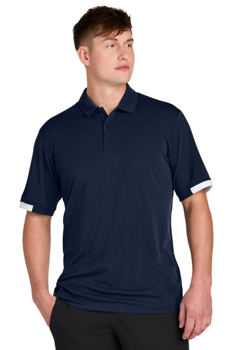 Sport - Tek ® Club Colorblock Polo ST444 - Sport - Tek ST444 True Navy/ White XS Polos/Knits