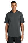 Sport - Tek ® Club Short Sleeve Hoodie ST445 Iron Grey XS Hoodies