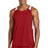Sport - Tek ® Club Track Tank ST446 Deep Red/ White XS Tank Tops
