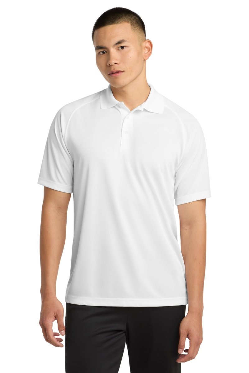 Sport - Tek ® Dry Zone ® Raglan Polo. T475 - Sport - Tek T475 White XS Polos/Knits