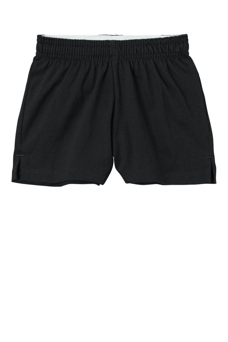 Sport - Tek ® Girls Jersey Knit Squad Short YGST311 - Sport - Tek YGST311 Black XS Bottoms