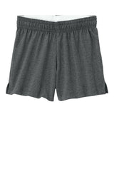 Sport - Tek ® Girls Jersey Knit Squad Short YGST311 - Sport - Tek YGST311 Dark Grey Heather XS Bottoms
