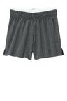 Sport - Tek ® Girls Jersey Knit Squad Short YGST311 - Sport - Tek YGST311 Dark Grey Heather XS Bottoms