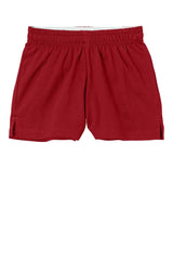 Sport - Tek ® Girls Jersey Knit Squad Short YGST311 - Sport - Tek YGST311 Deep Red XS Bottoms