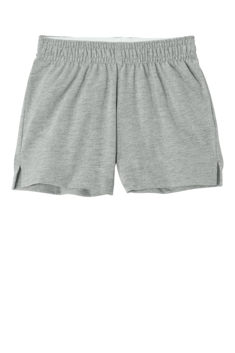 Sport - Tek ® Girls Jersey Knit Squad Short YGST311 - Sport - Tek YGST311 Heather Grey XS Bottoms