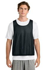 Sport - Tek ® Lacrosse Reversible Pinnie ST512 - Sport - Tek ST512 Black/ White XS Pinnies