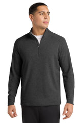 Sport - Tek ® Lightweight French Terry 1/4 - Zip Pullover. ST273 - Sport - Tek ST273 Heather Black XS Sweatshirts/Fleece