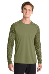 Sport - Tek ® Long Sleeve Digi Camo Tee. ST460LS - Sport - Tek ST460LS Olive Drab Green XS Short Sleeve T-Shirts