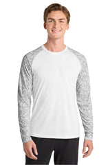 Sport - Tek ® Long Sleeve Digi Camo Tee. ST460LS - Sport - Tek ST460LS White XS Short Sleeve T-Shirts