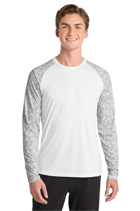 Sport - Tek ® Long Sleeve Digi Camo Tee. ST460LS - Sport - Tek ST460LS White XS Short Sleeve T-Shirts