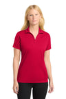 Sport - Tek LST640 Women's PosiCharge RacerMesh Polo | Wholesale Blank Performance Polos Deep Red XS Polos/Knits