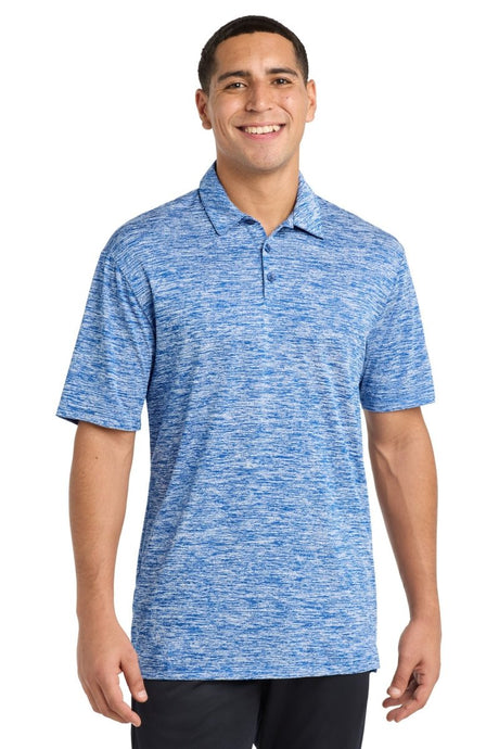 Sport - Tek ® PosiCharge ® Electric Heather Polo. ST590 - Sport - Tek ST590 True Royal Electric XS Polos/Knits