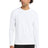 Sport - Tek ® PosiCharge ® Long Sleeve Tri - Blend Wicking Raglan Tee ST400LS - Sport - Tek ST400LS White Triad Solid XS Long Sleeve T-Shirts