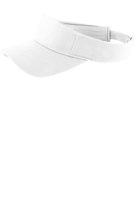 Sport - Tek ® PosiCharge ® RacerMesh ® Visor. STC27 - Sport - Tek STC27 White OSFA Visors