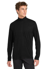Sport - Tek ® PosiCharge ® Tri - Blend Wicking 1/4 - Zip Pullover. ST407 - Sport - Tek ST407 Black Triad Solid XS Sweatshirts/Fleece