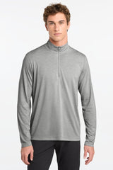 Sport - Tek ® PosiCharge ® Tri - Blend Wicking 1/4 - Zip Pullover. ST407 - Sport - Tek ST407 Light Grey Heather XS Sweatshirts/Fleece