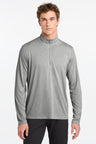 Sport - Tek ® PosiCharge ® Tri - Blend Wicking 1/4 - Zip Pullover. ST407 - Sport - Tek ST407 Light Grey Heather XS Sweatshirts/Fleece