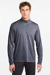 Sport - Tek ® PosiCharge ® Tri - Blend Wicking 1/4 - Zip Pullover. ST407 - Sport - Tek ST407 True Navy Heather XS Sweatshirts/Fleece