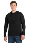 Sport - Tek ® PosiCharge ® Tri - Blend Wicking Long Sleeve Hoodie ST406 - Sport - Tek ST406 Black Triad Solid XS Sweatshirts/Fleece