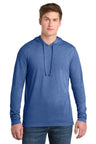 Sport - Tek ® PosiCharge ® Tri - Blend Wicking Long Sleeve Hoodie ST406 - Sport - Tek ST406 True Royal Heather XS Sweatshirts/Fleece