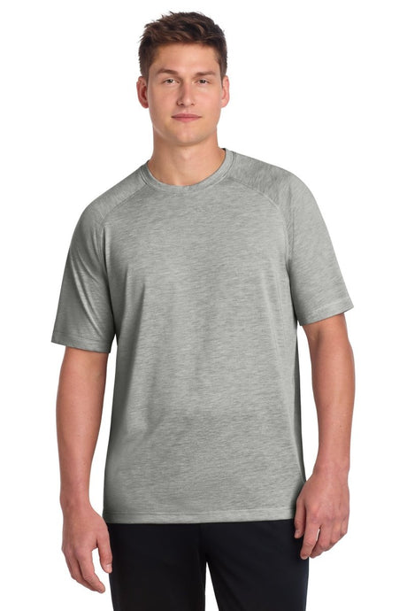 Sport - Tek ® PosiCharge ® Tri - Blend Wicking Raglan Tee. ST400 - Sport - Tek ST400 Light Grey Heather XS Tri - Blend T-Shirts