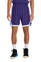 Sport - Tek ® Rival Basketball 7'Short ST901 - Sport - Tek ST901 Purple/ White XS Activewear