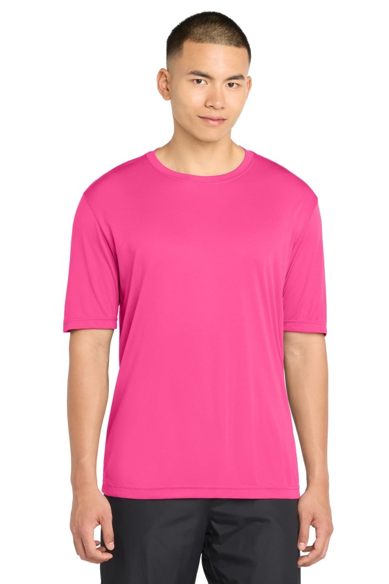 Sport - Tek ST350 PosiCharge Competitor Tee | Lightweight Moisture - Wicking Performance T-Shirt Neon Pink XS Short Sleeve T-Shirts