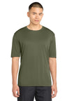 Sport - Tek ST350 PosiCharge Competitor Tee | Lightweight Moisture - Wicking Performance T-Shirt Olive Drab Green XS Short Sleeve T-Shirts