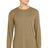 Sport - Tek ST350LS Long Sleeve PosiCharge Competitor Tee Coyote Brown XS Short Sleeve T-Shirts