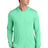 Sport - Tek ST420LSH Posi - UV Pro Long Sleeve Hoodie Bright Seafoam XS Performance Hoodies