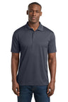 Sport - Tek ST640 PosiCharge RacerMesh Polo | Moisture - Wicking Performance Polo Graphite XS Polos/Knits