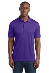 Sport - Tek ST640 PosiCharge RacerMesh Polo | Moisture - Wicking Performance Polo Purple XS Polos/Knits