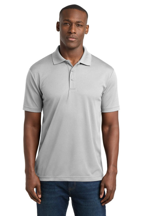 Sport - Tek ST640 PosiCharge RacerMesh Polo | Moisture - Wicking Performance Polo Silver XS Polos/Knits