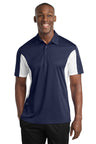 Sport - Tek ST655 Side Blocked Micropique Sport - Wick Polo True Navy/ White XS Polos/Knits