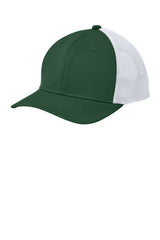 Sport - Tek STC46 Club Trucker Cap | Wholesale Moisture - Wicking Snapback Hats Forest Green/ White OSFA Hats