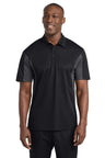 Sport - Tek ® Tall Side Blocked Micropique Sport - Wick ® Polo. TST655 - Sport - Tek TST655 Black/ Iron Grey LT Polos/Knits