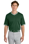 Sport - Tek ® Tough Mesh V - Neck Baseball Jersey ST221 - Sport - Tek ST221 Forest Green XS Jerseys