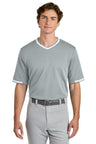 Sport - Tek ® Tough Mesh V - Neck Baseball Jersey ST221 - Sport - Tek ST221 Silver XS Jerseys