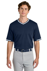 Sport - Tek ® Tough Mesh V - Neck Baseball Jersey ST221 - Sport - Tek ST221 True Navy XS Jerseys