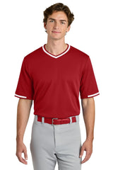 Sport - Tek ® Tough Mesh V - Neck Baseball Jersey ST221 - Sport - Tek ST221 True Red XS Jerseys