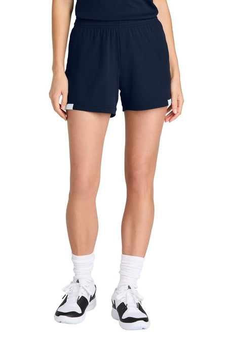 Sport - Tek ® Women's Club 5' Short LST442 - Sport - Tek LST442 True Navy/ White XS Bottoms