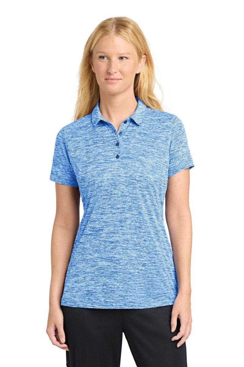 Sport - Tek ® Women's PosiCharge ® Electric Heather Polo. LST590 - Sport - Tek LST590 True Royal Electric XS Polos/Knits