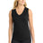 Sport - Tek ® Women's Sleeveless PosiCharge ® Competitor™ V - Neck Tee. LST352 - Sport - Tek LST352 Black XS Women's Tank Tops